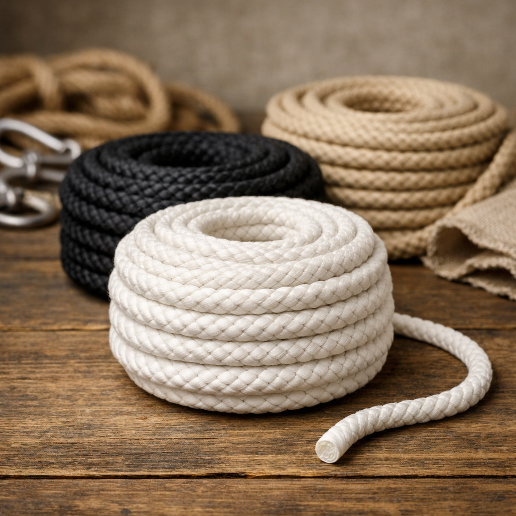 High‑strength braided rope for industrial and marine use